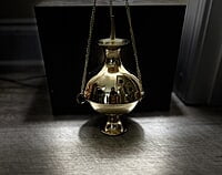 8" Brass Hanging Censer Burner 8" Brass Hanging Censer Burner